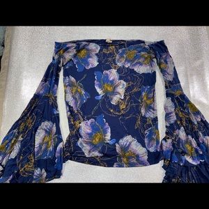 We the Free Birds of Paradise off the shoulder top